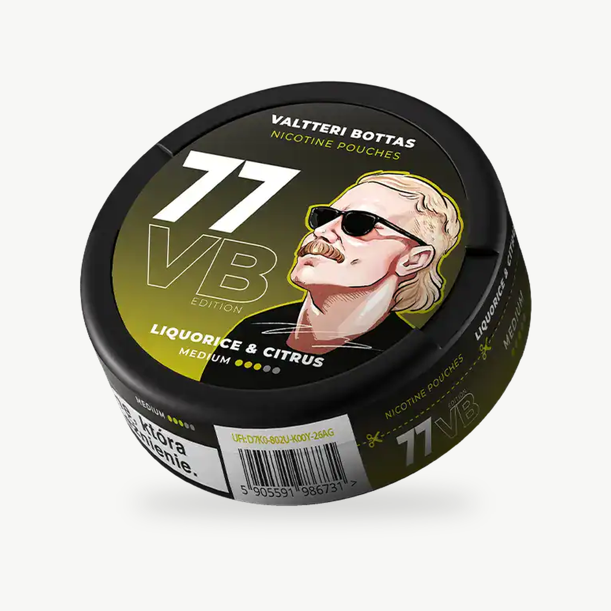 77 Liquorice Citrus VB Medium