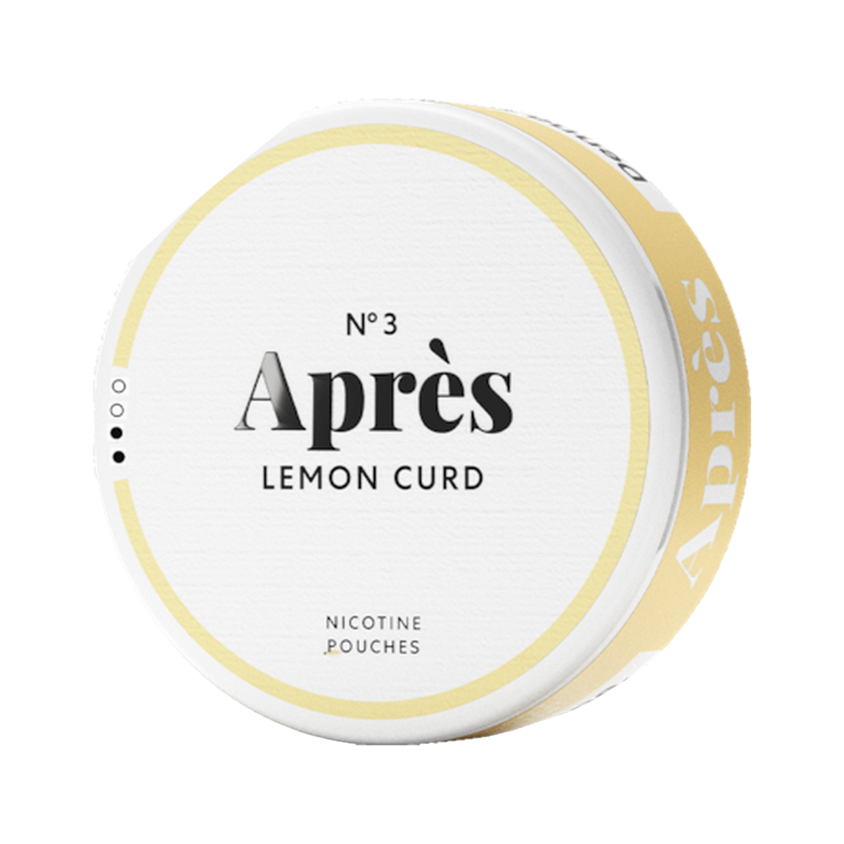 APRÈS Lemon Curd, envase, vista frontal