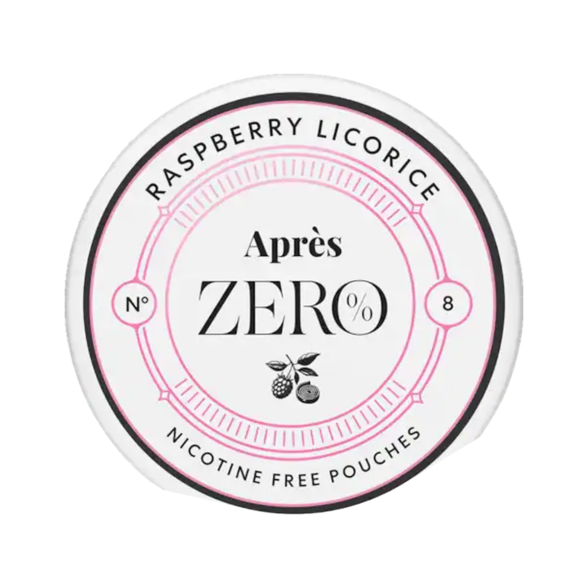 APRÈS Raspberry Licorice Zero can, front