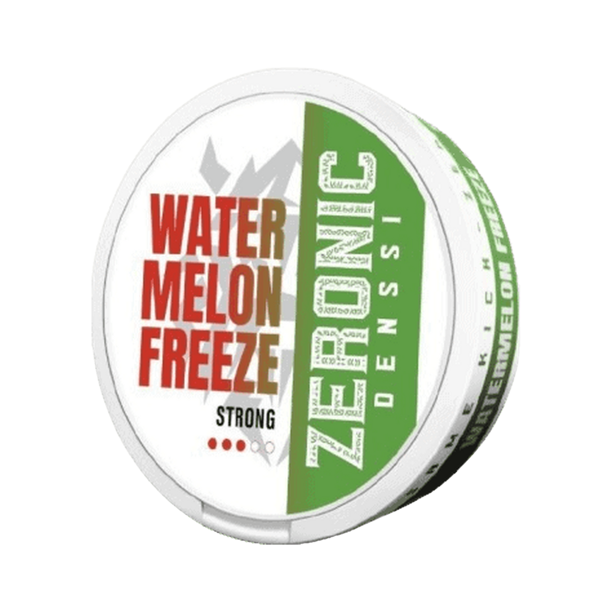 Denssi Watermelon Freeze Zeronic can, front