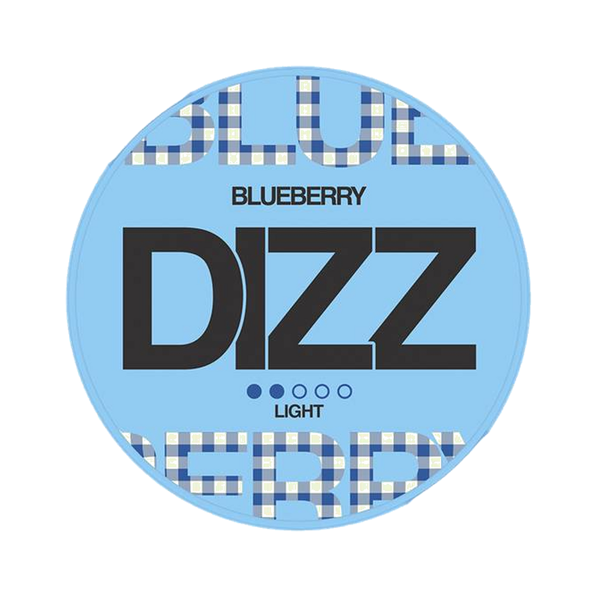 DIZZ Blueberry Light, Dose, Vorderansicht