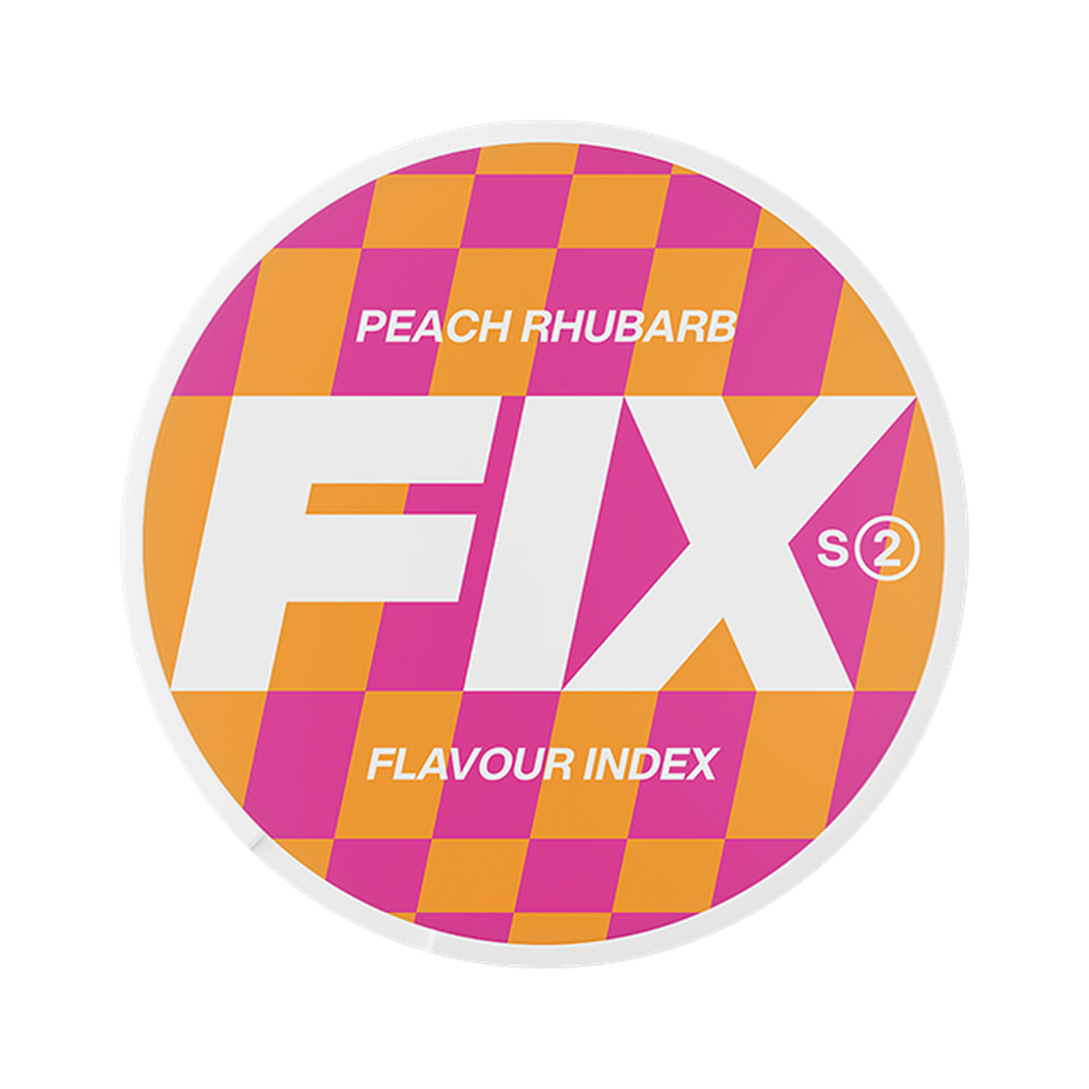 FIX Peach Rhubarb Slim, Dose, Vorderansicht