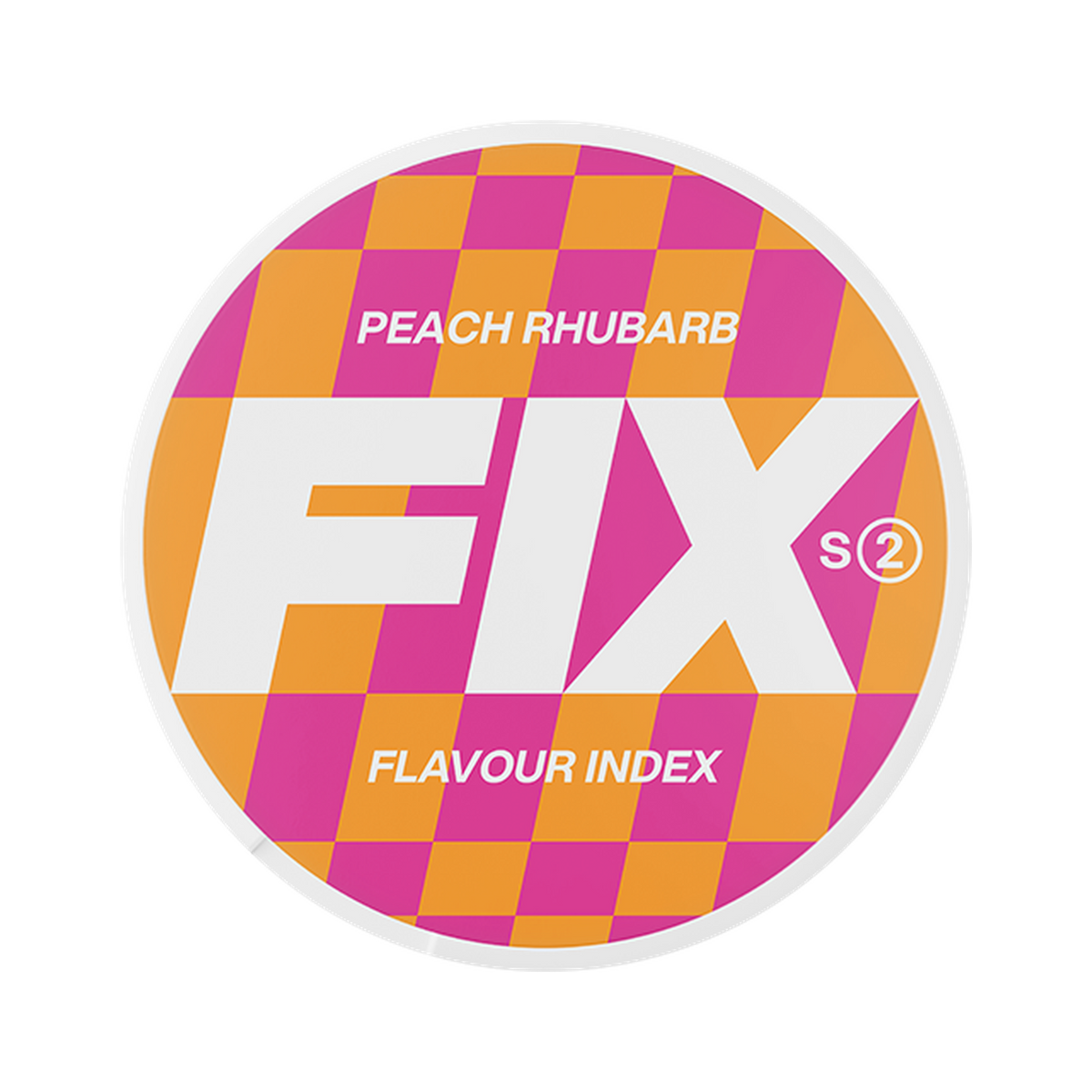 FIX Peach Rhubarb Slim nikotinpåsar, dosa
