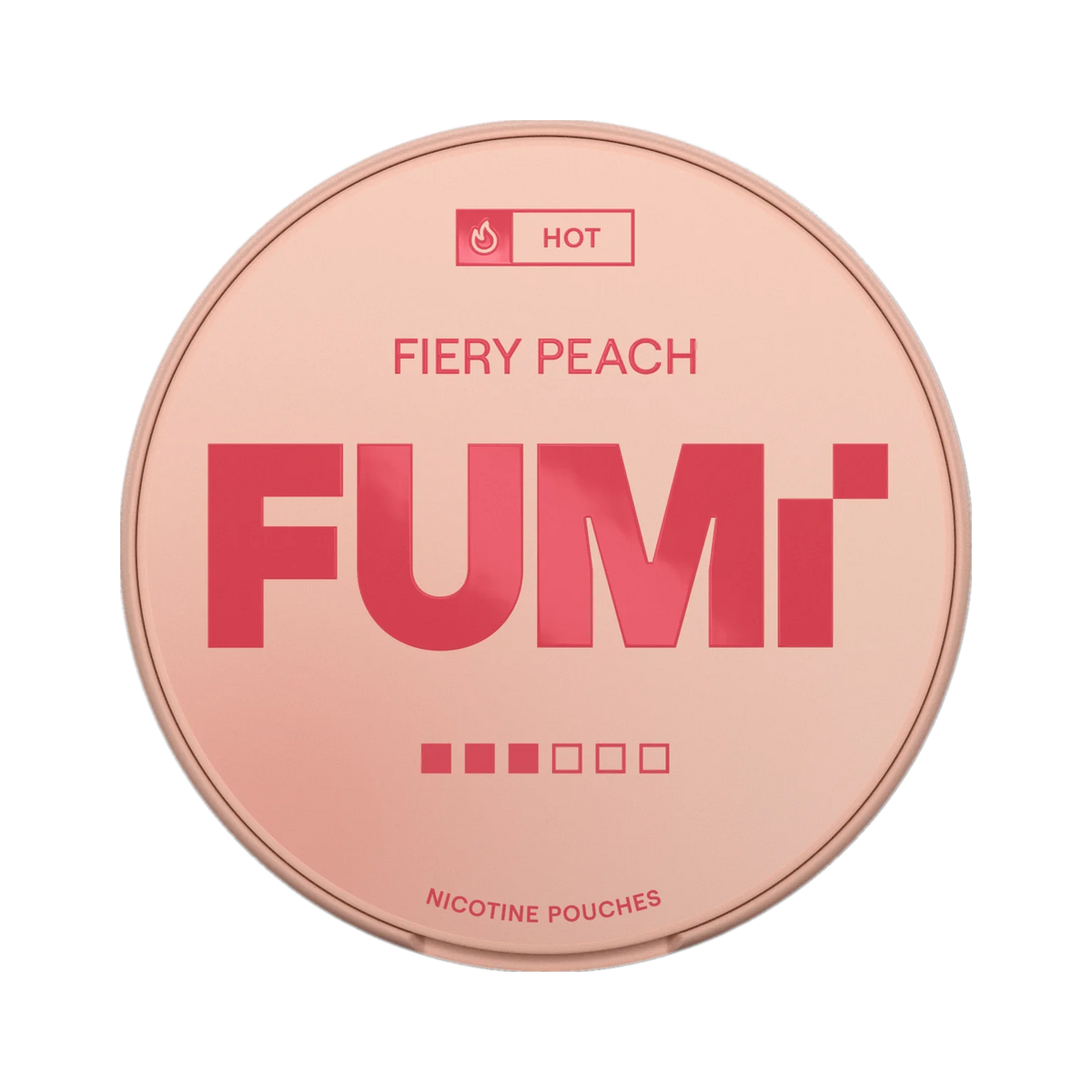 FUMI Fiery Peach 8mg can, front