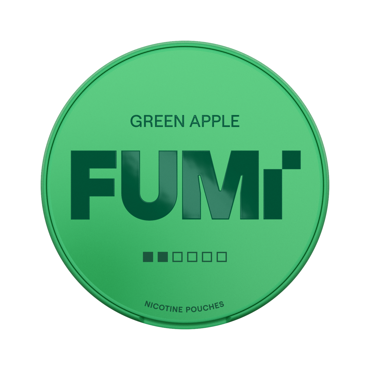 FUMI Green Apple 4mg can, front