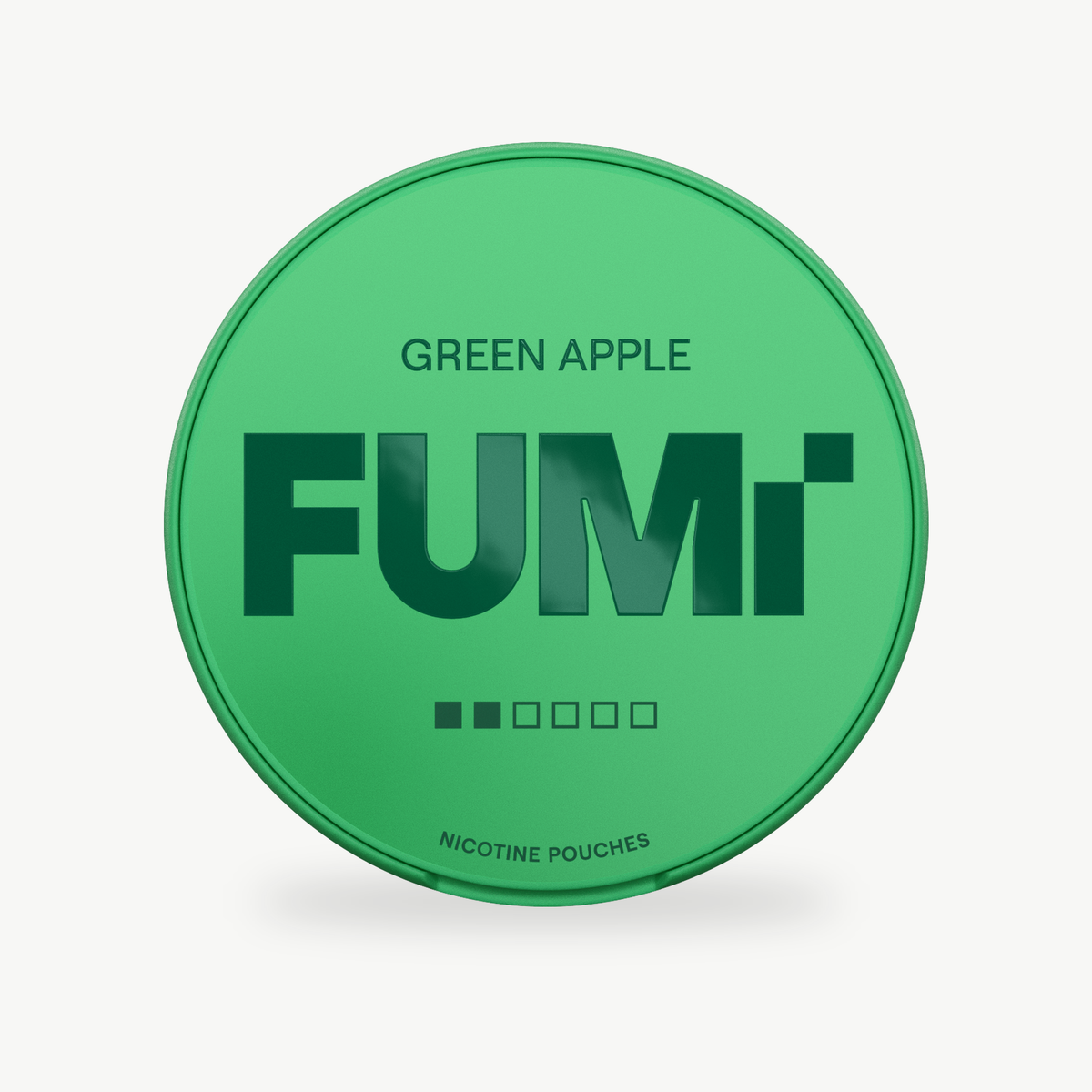 FUMI Green Apple 4mg can, front