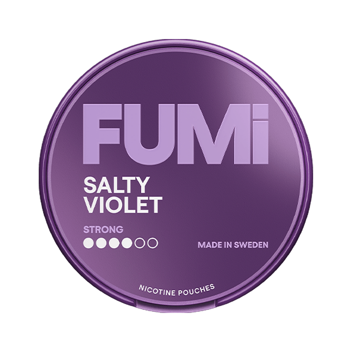 FUMI Salty Violet Strong, envase, vista frontal