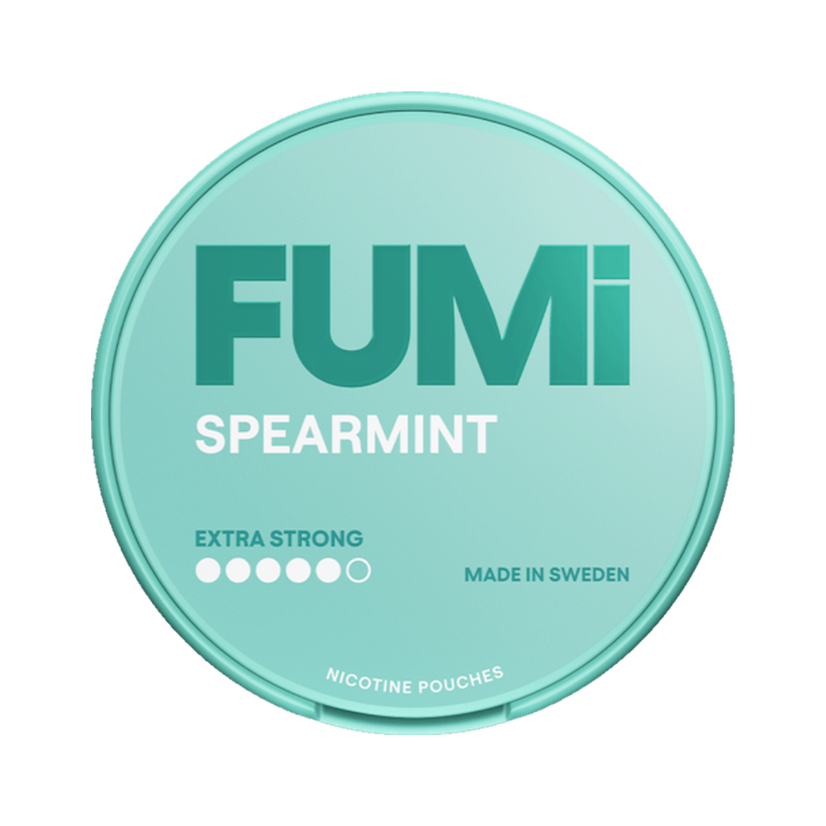 FUMI Spearmint Extra Strong, envase, vista frontal