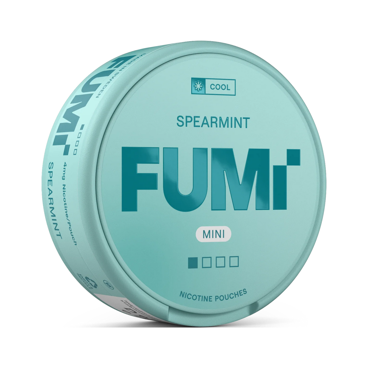 FUMI Spearmint Mini nikotinpåsar, dosa (3D)