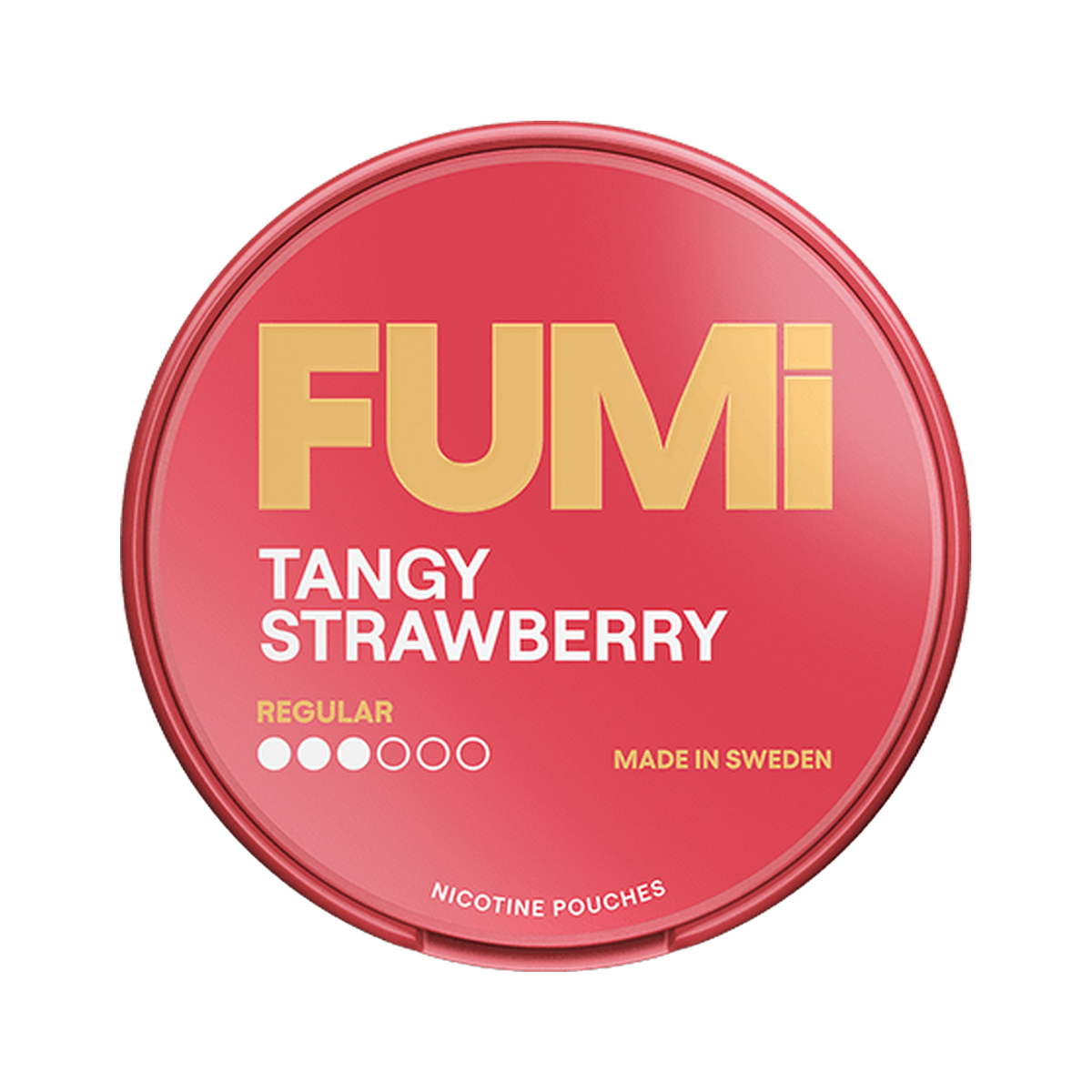 FUMI Tangy Strawberry, envase, vista frontal