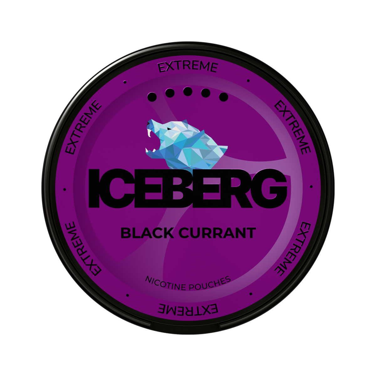 ICEBERG Black Currant Extreme nikotinportioner, dosa