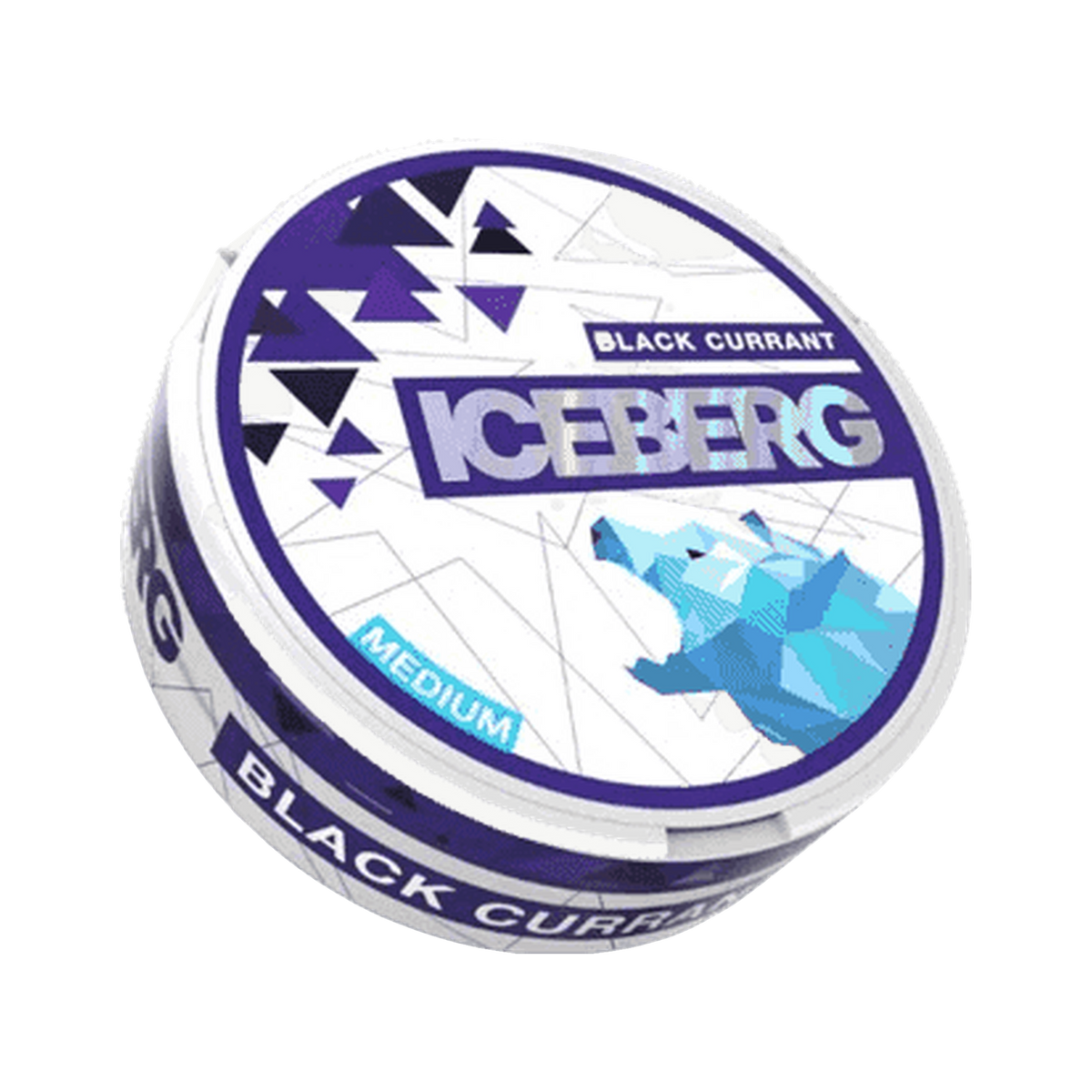 ICEBERG Black Currant Medium (Outlet) can, front