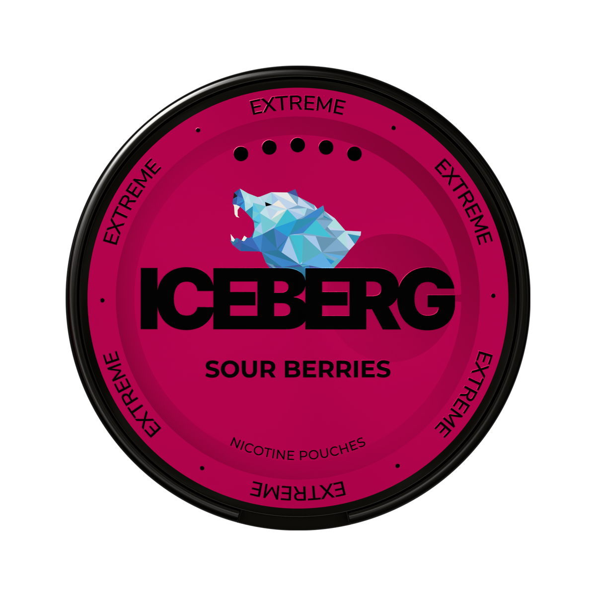 ICEBERG Sour Berries Extreme can, front