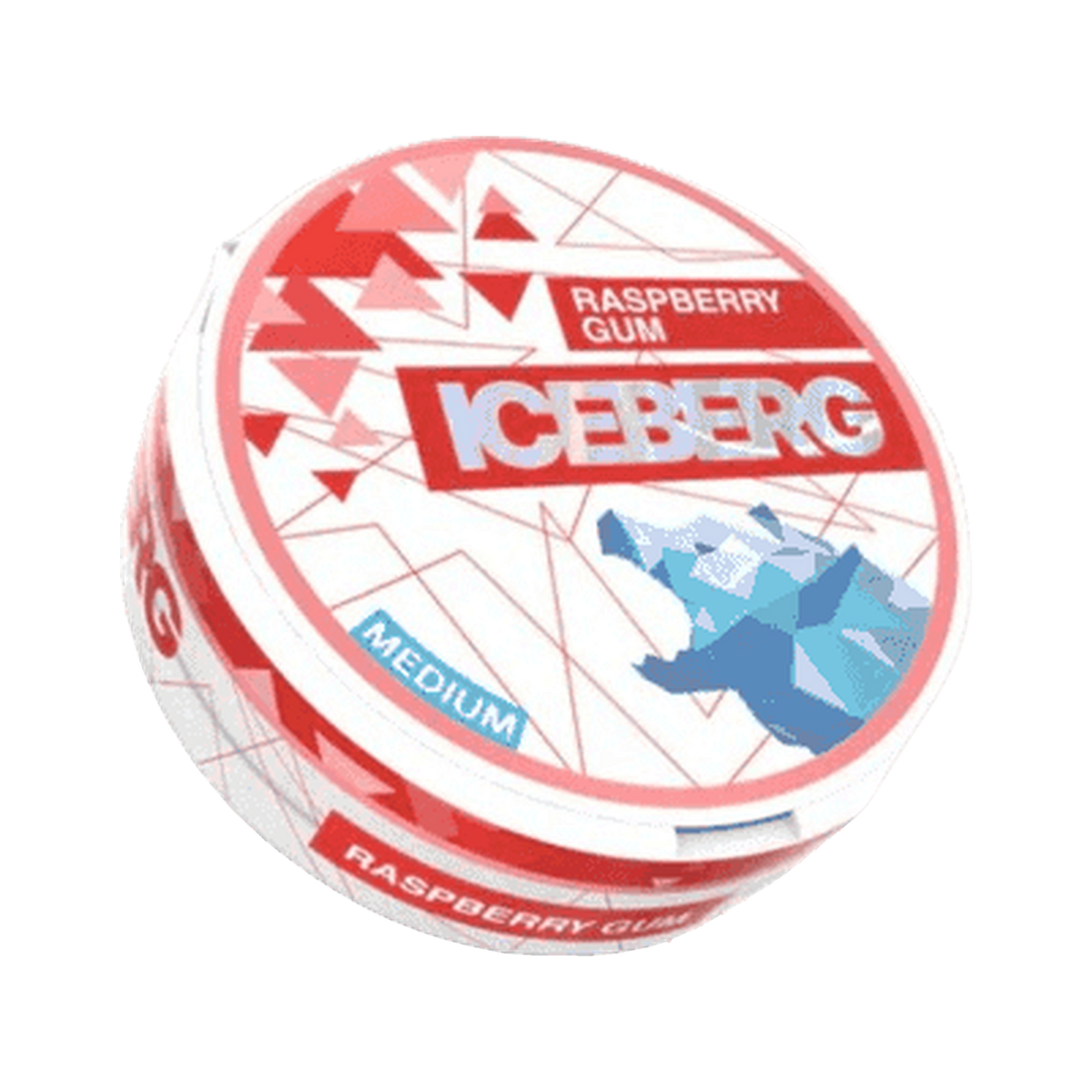 ICEBERG Raspberry Gum Medium (Outlet) | Bäst före: 11/11/2026 can, front