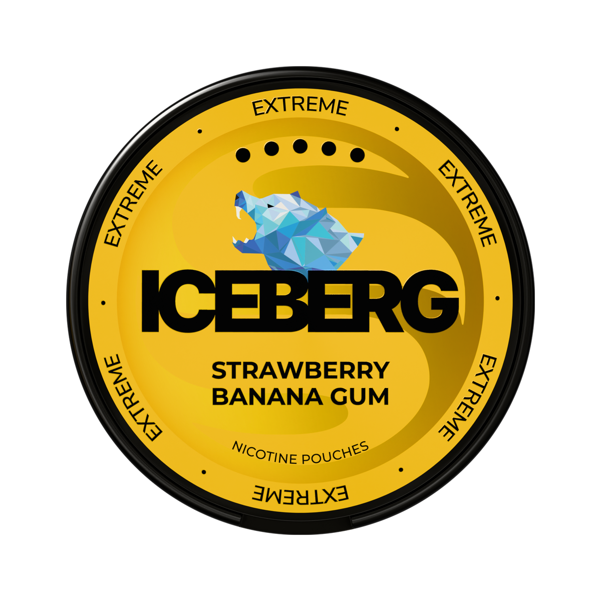 ICEBERG Strawberry Banana Gum Extreme nikotinportioner, dosa