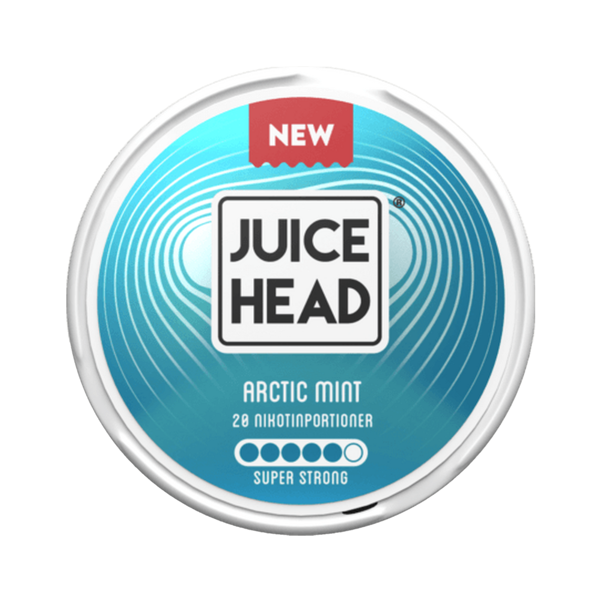 Juice Head Arctic Mint 14 mg can, front