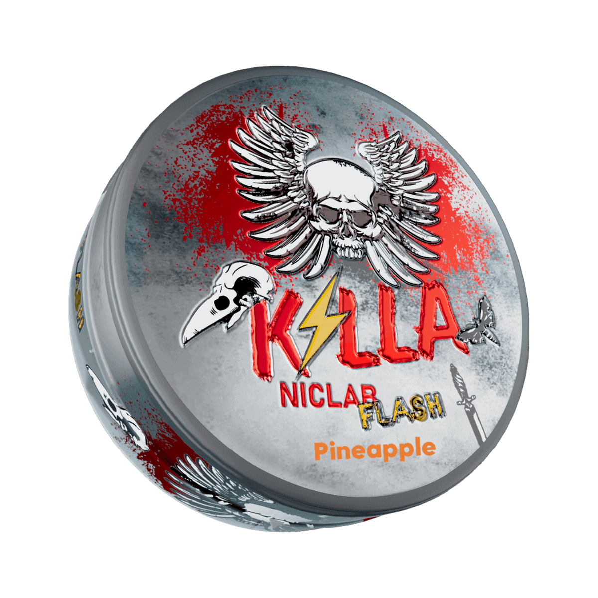 KILLA Flash Pineapple can, front