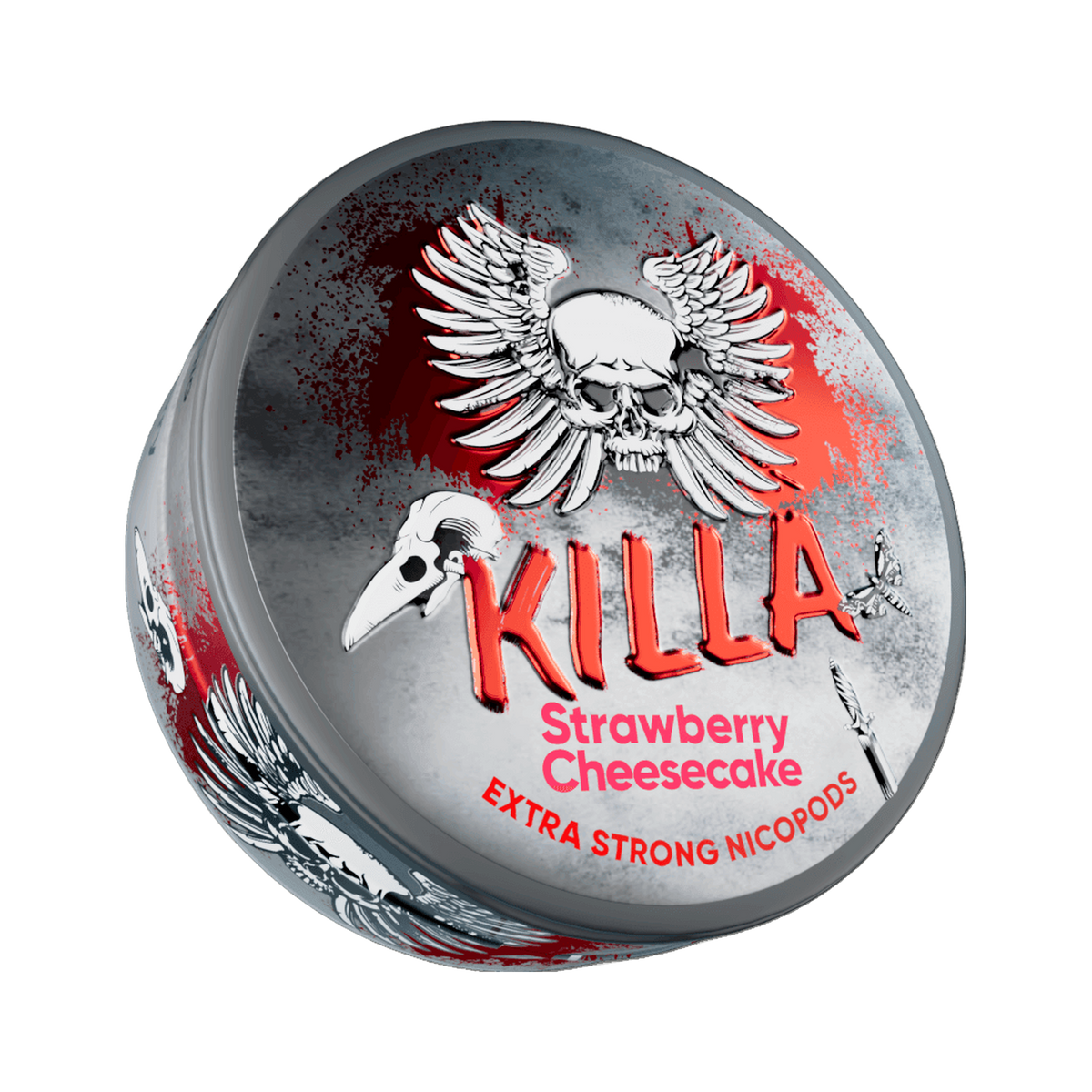 KILLA Strawberry Cheesecake | Bäst före: 09/10/2026 can, front
