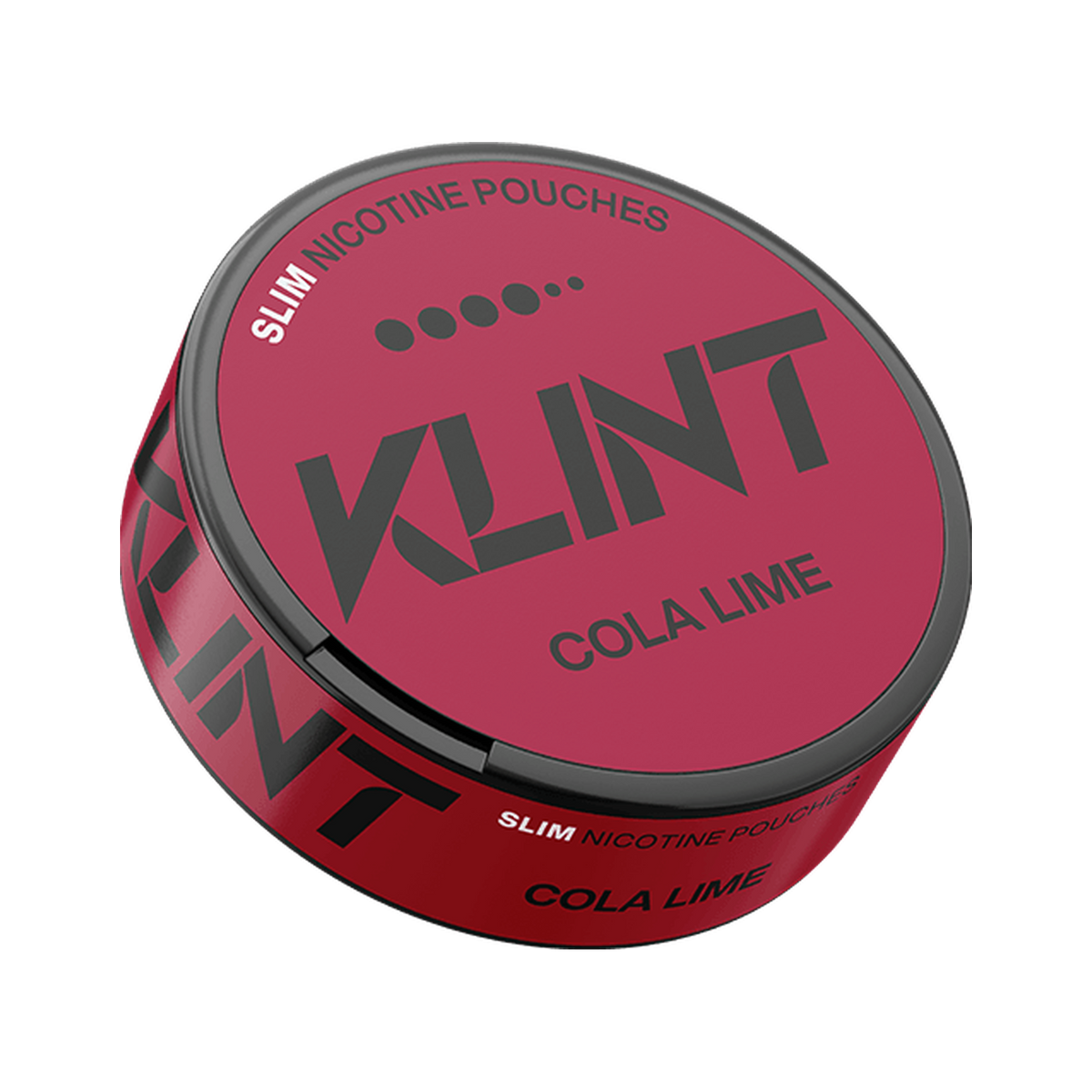 KLINT Cola Lime Slim, envase, vista frontal