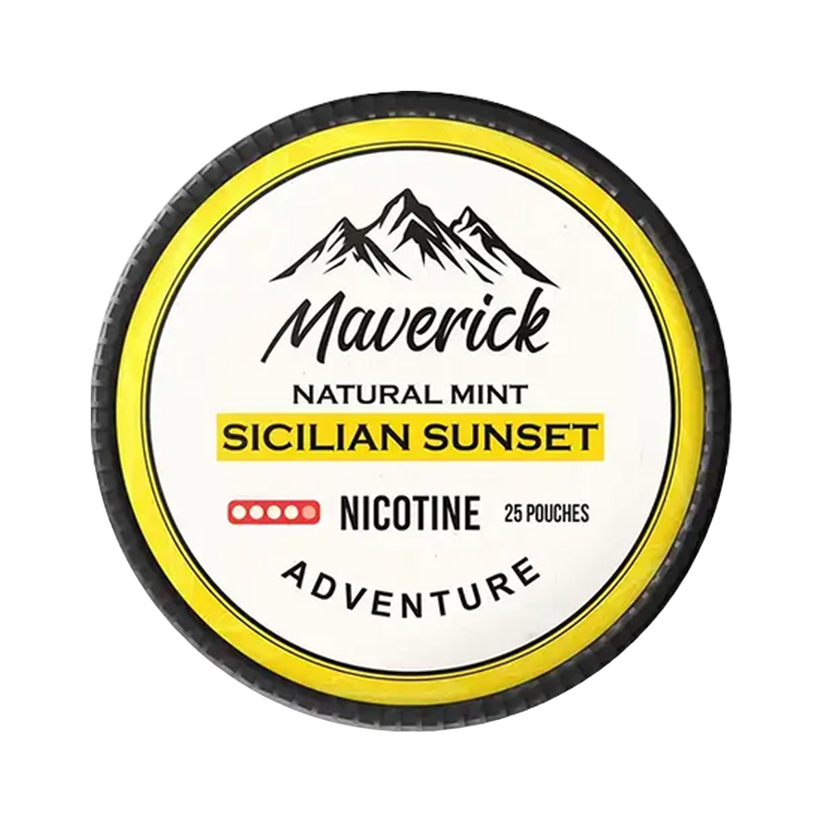 MAVERICK Sicilian Sunset, envase, vista frontal
