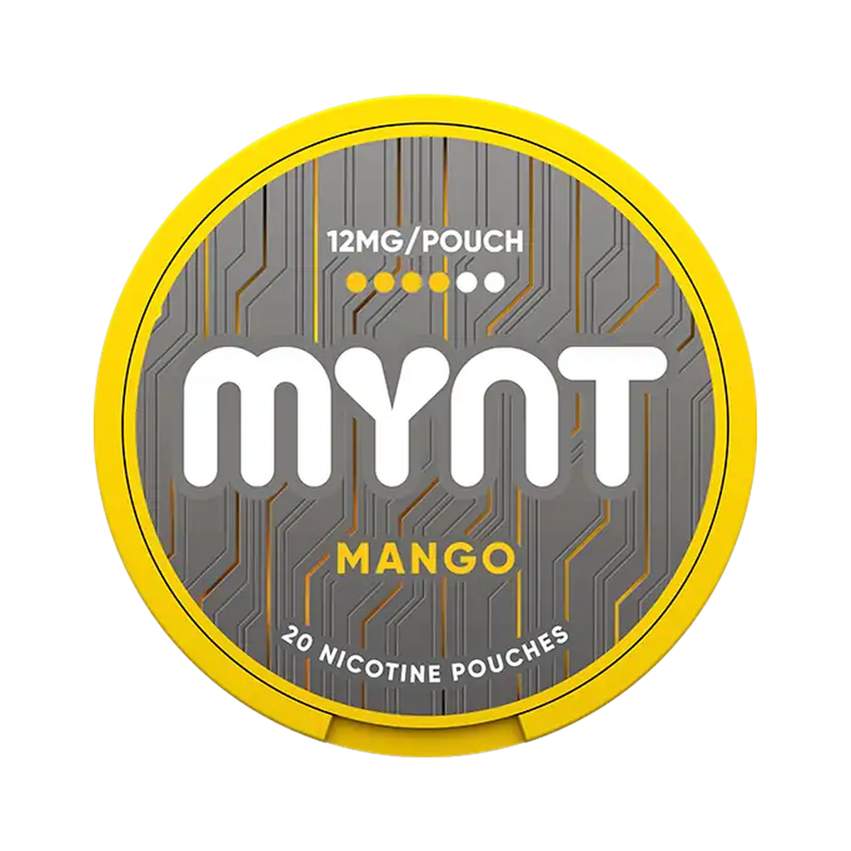 MYNT Mango 12 mg can, front