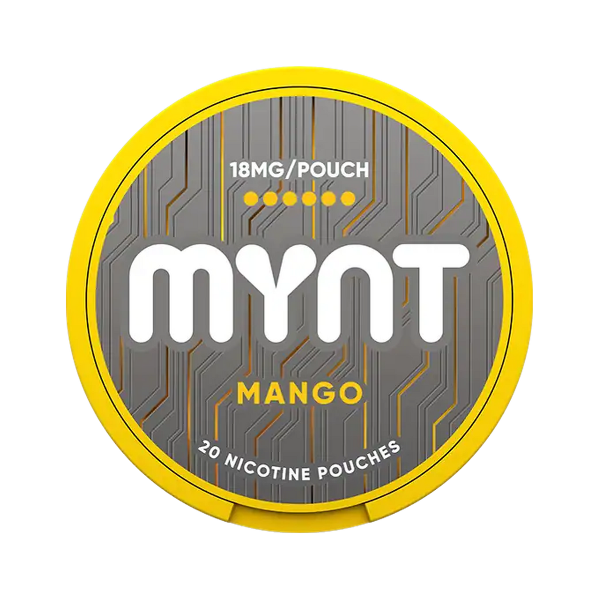 MYNT Mango 18 mg can, front