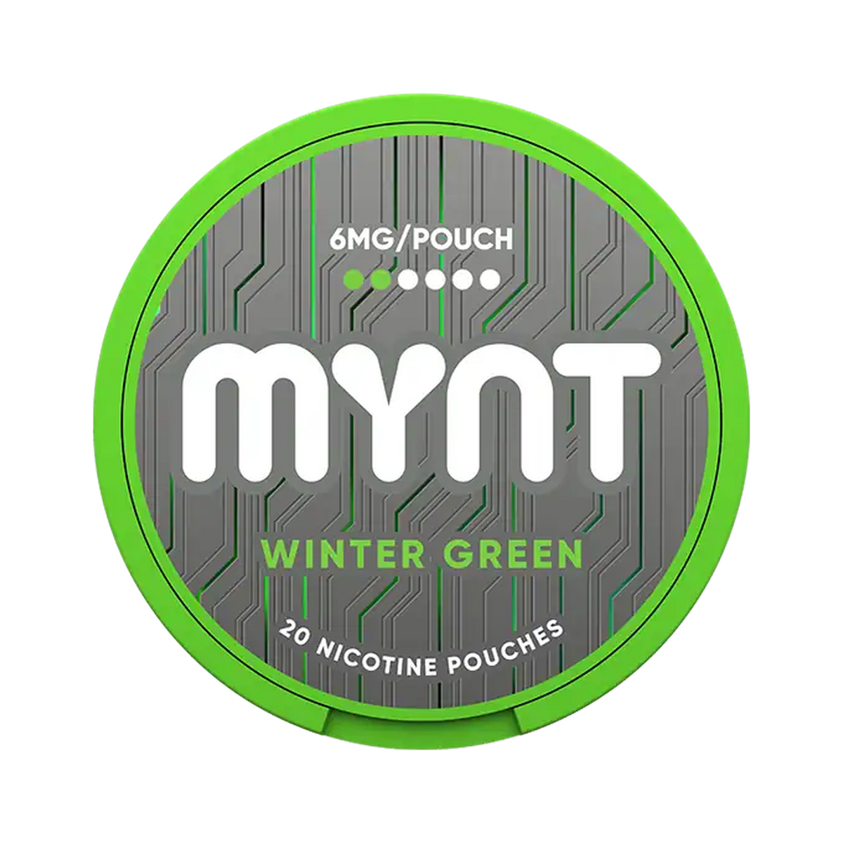 MYNT Winter Green 6 mg, Dose, Vorderansicht