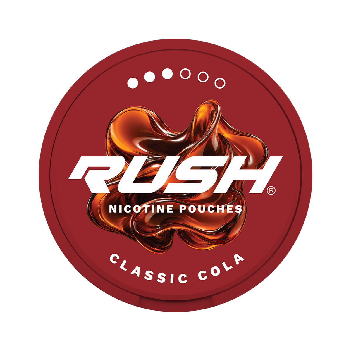 RUSH Pro Classic Cola nikotinpåsar, dosa