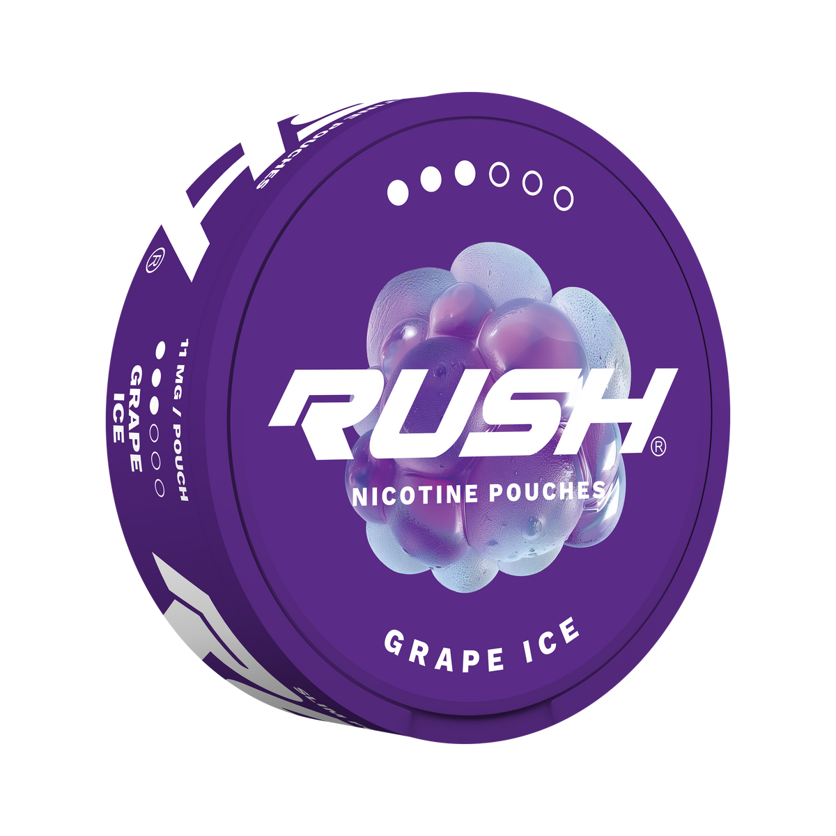 RUSH Pro Grape Ice nikotinpåsar, dosa (3D)