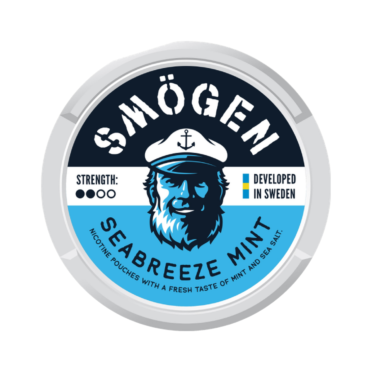 SMÖGEN Seabreeze Mint, Dose, Vorderansicht
