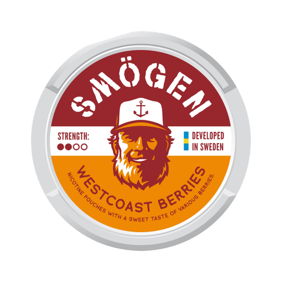 SMÖGEN Westcoast Berries, Dose, Vorderansicht