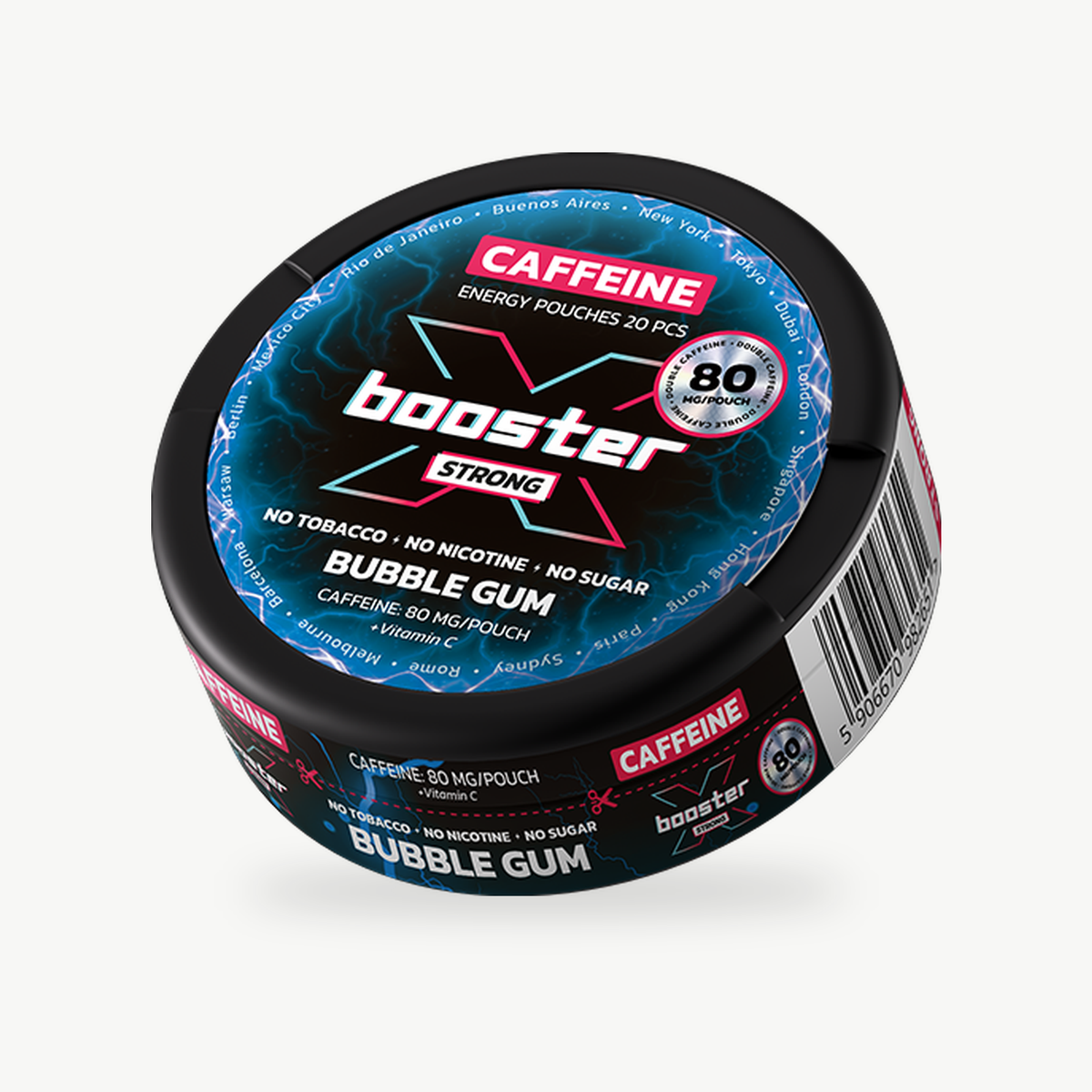 X-BOOSTER Bubble Gum Koffein