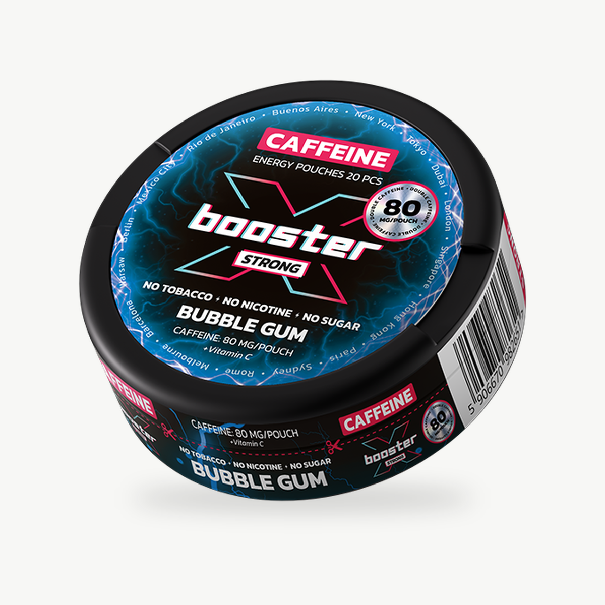 X-BOOSTER Bubble Gum Koffein