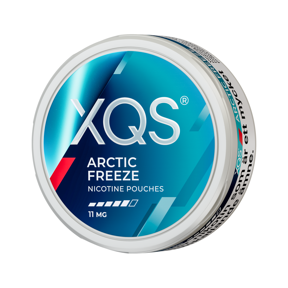 XQS Arctic Freeze 11 mg, Dose, linke Seitenansicht