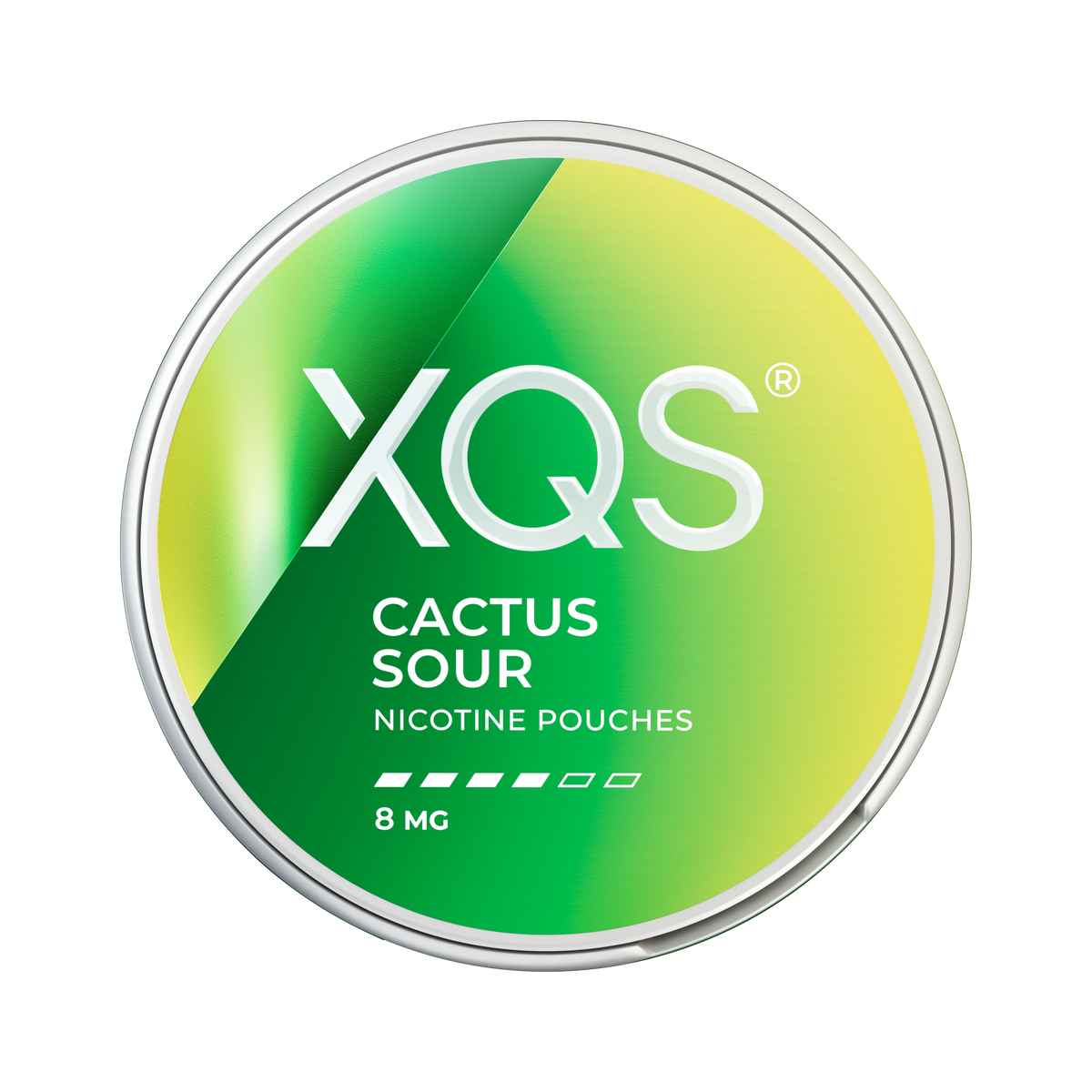XQS Cactus Sour 8mg, Dose, Vorderansicht