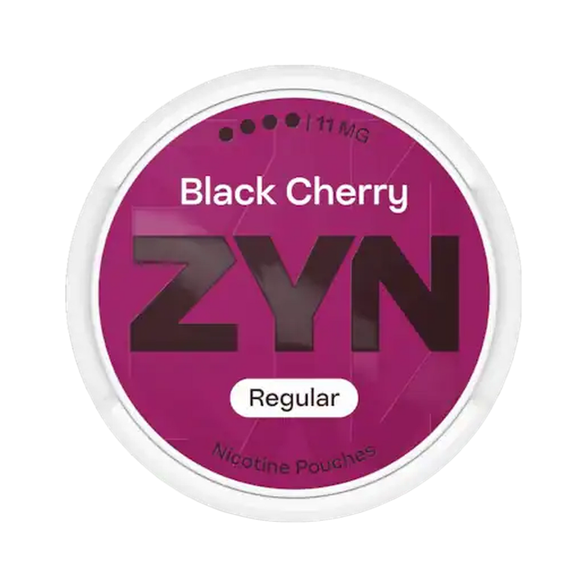 ZYN Black Cherry Regular 11mg (S4), Dose, Vorderansicht