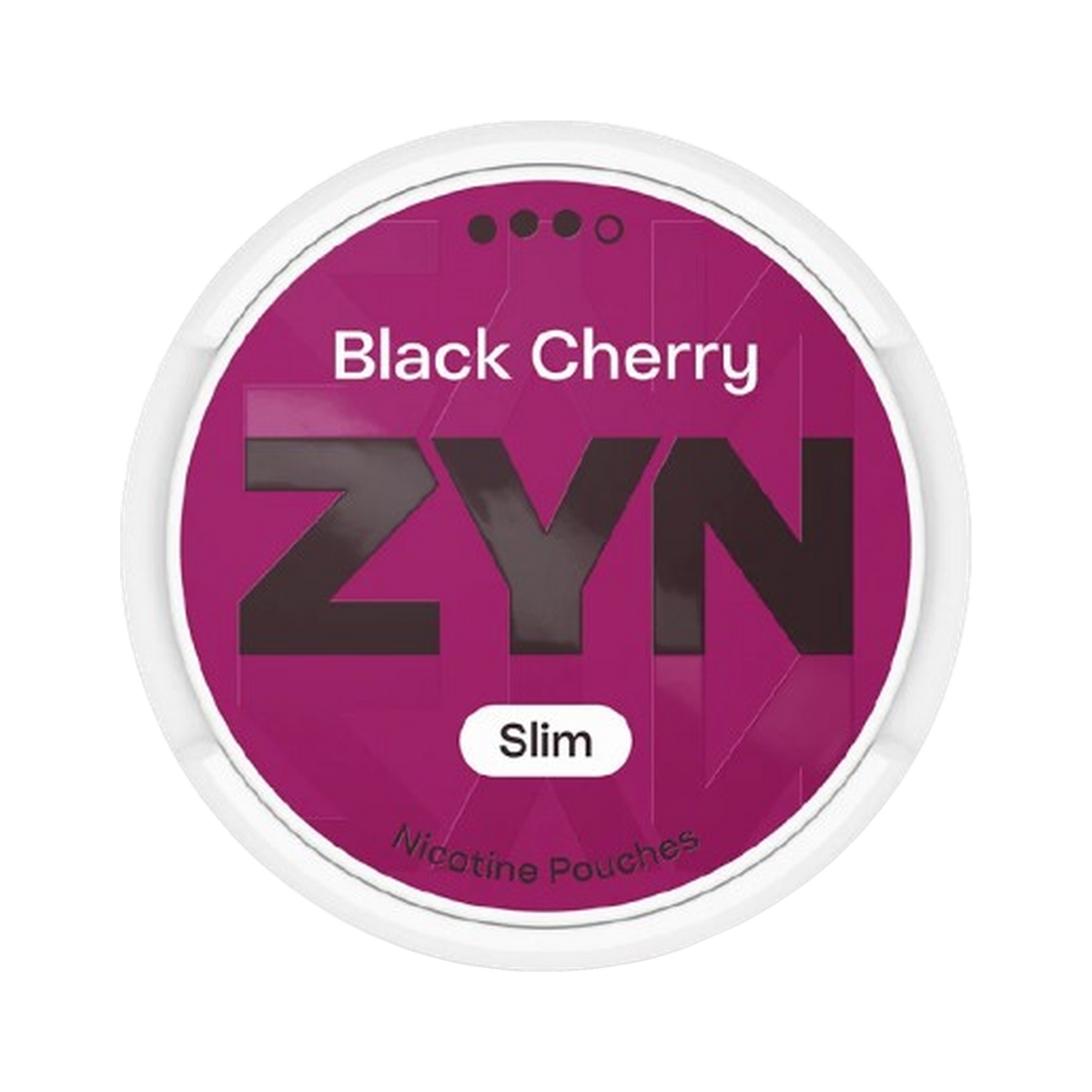 ZYN Black Cherry Slim 9mg (S3) can, front