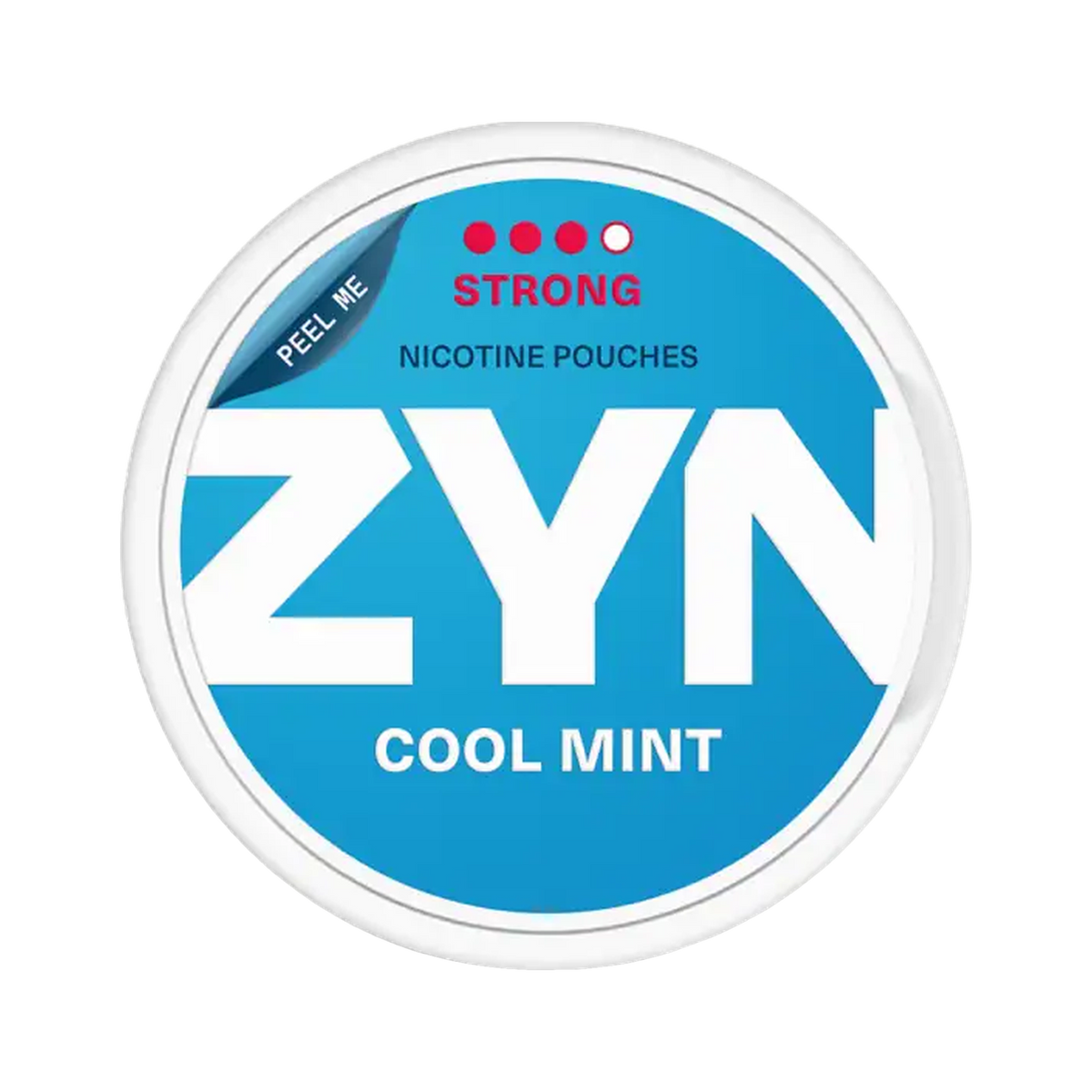 ZYN Cool Mint Slim 11mg (S4) can, front