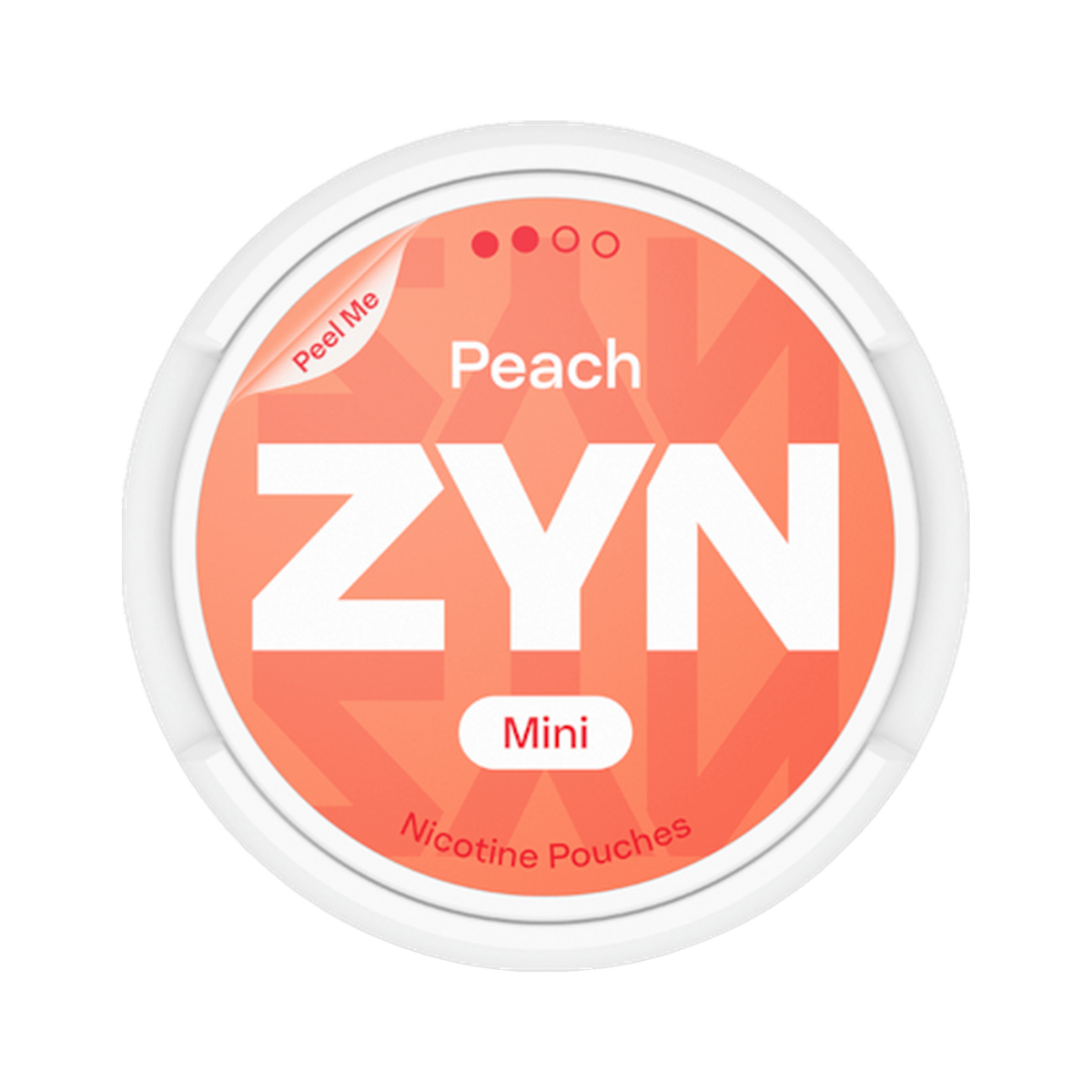 ZYN Peach Mini 3mg (S2) can, front