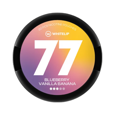 77 Blueberry Vanilla Banana Medium, Dose, Vorderansicht