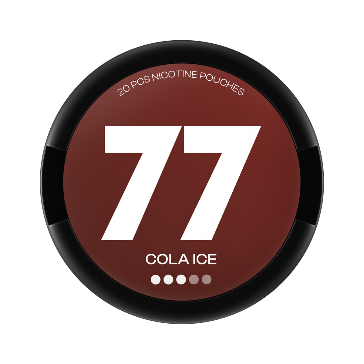 77 Cola can, front