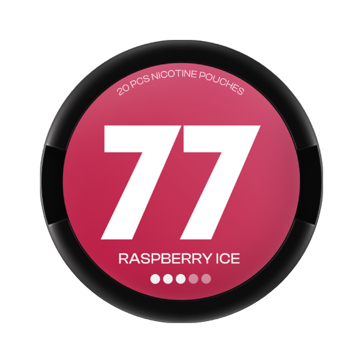 77 Raspberry Ice Medium can, front
