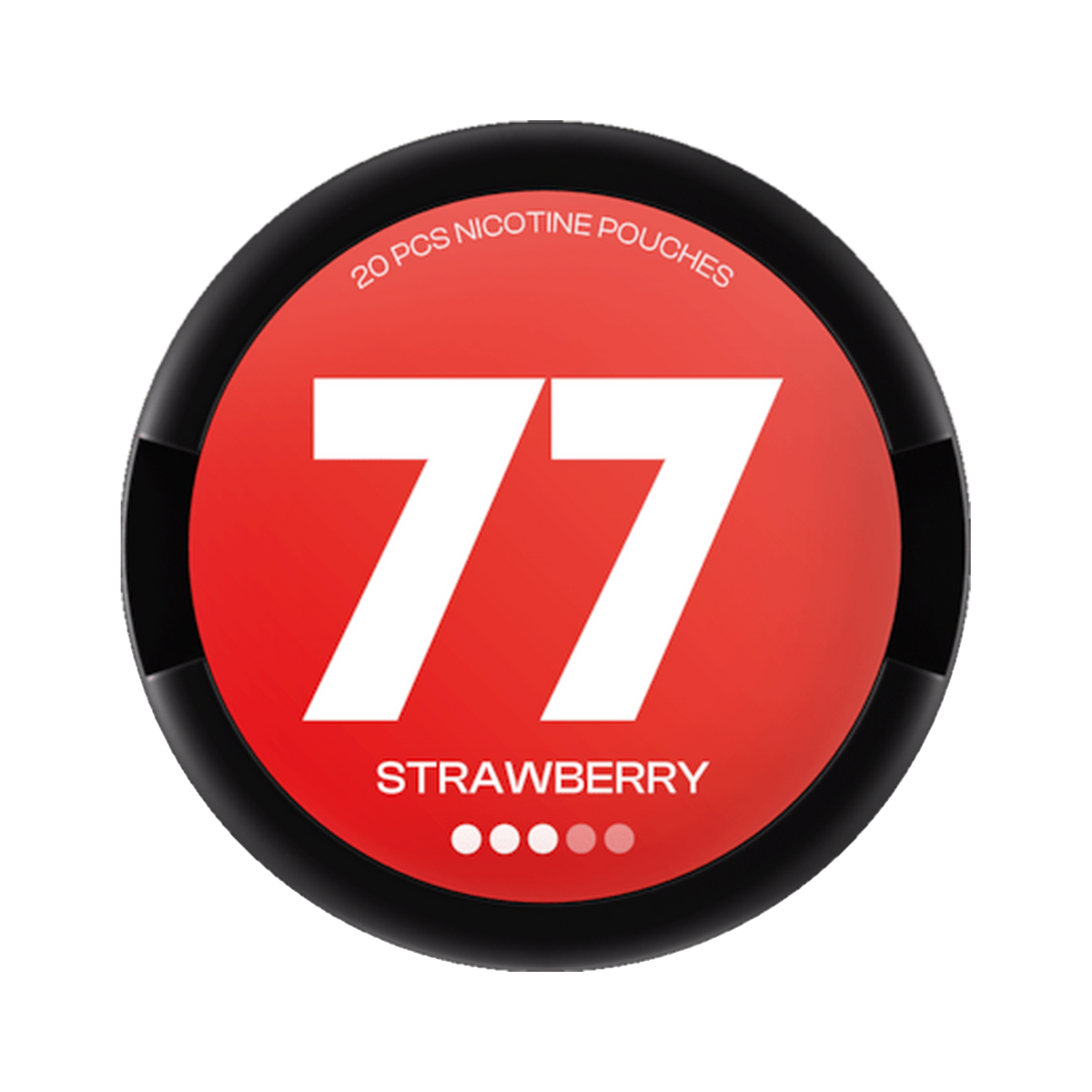 77 Strawberry can, front