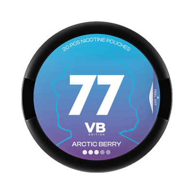 77 VB Arctic Berry Medium, envase, vista frontal