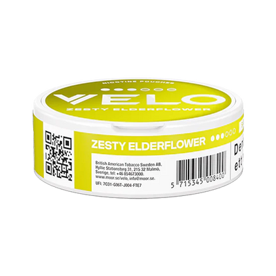 Velo Zesty Elderflower Slim Strong