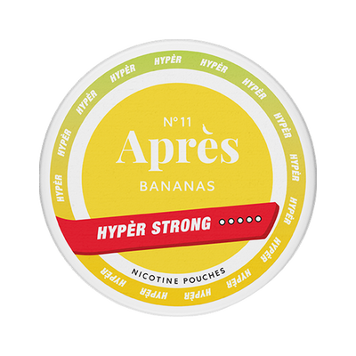APRÈS Bananas Hyper Strong, envase, vista frontal