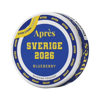 APRÈS Blueberry Hyper Strong, envase, vista frontal