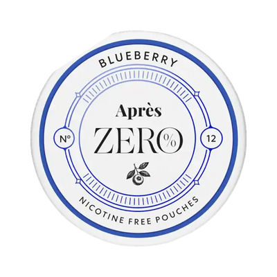 APRÈS Blueberry Zero, envase, vista frontal