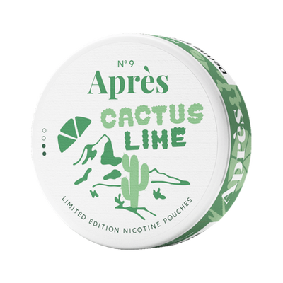 APRÈS Cactus Lime, envase, vista frontal