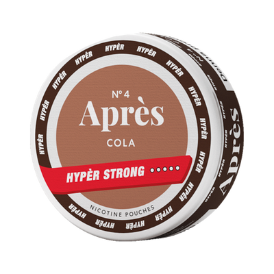 APRÈS Cola Hyper Strong, envase, vista frontal